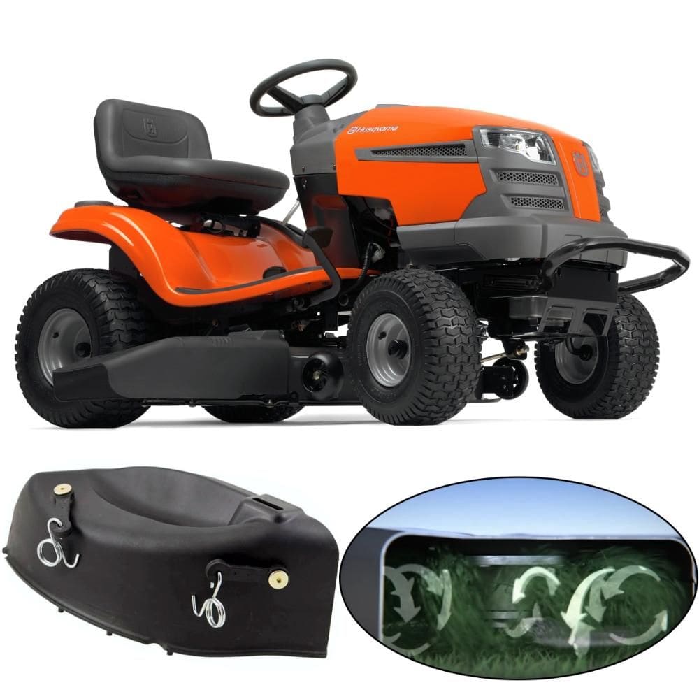 Trator Cortador de Grama Husqvarna TS142 19HP Corte 107cm Com Bio Clip