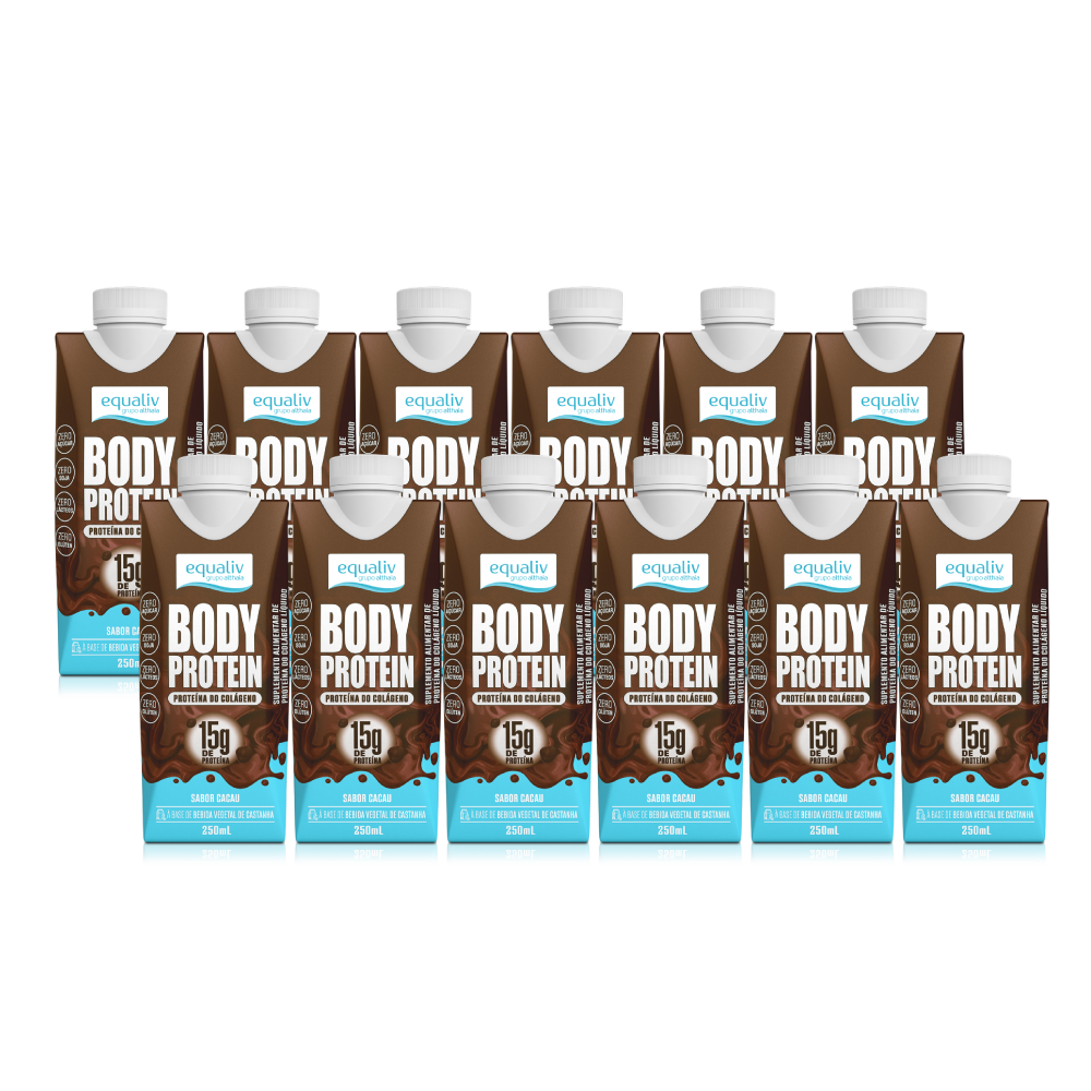 Body Protein Cacau – 250ml 12 un
