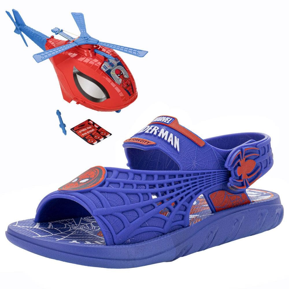 Kit Papete Infantil Homem Aranha E Helicóptero Grendene Kids 23064