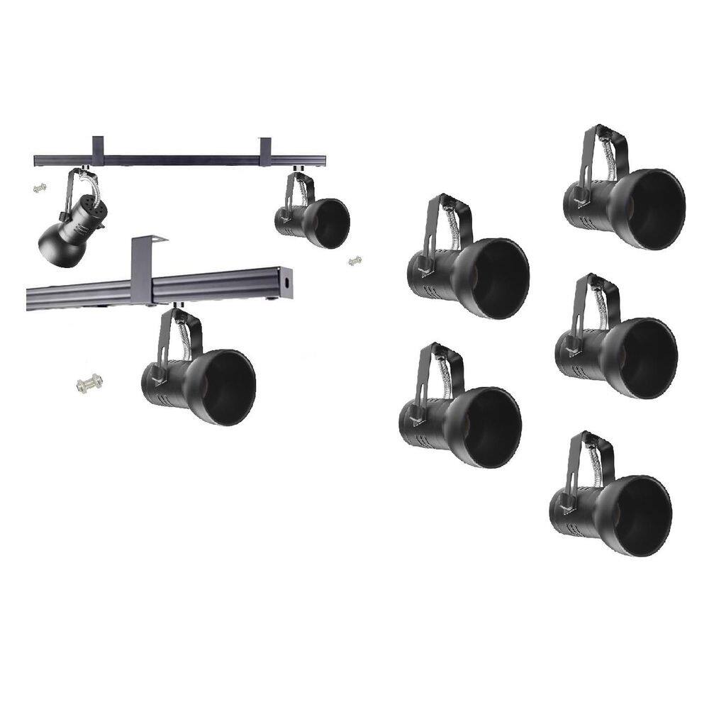 Kit 5 Spot Trilho Perfilado Eletro calha Par20 Bulbo OL7