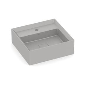 Kit 2 Cubas de Apoio Retangular com Mesa 450x420 Platinum P6 Incepa Branco