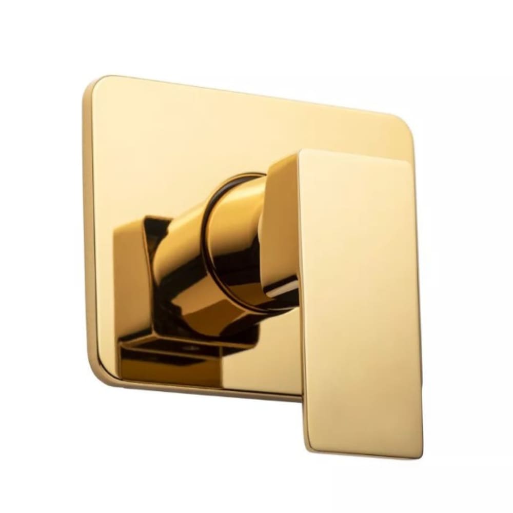 Acabamento Monocomando Gold Dourado Chuveiro Base Docol