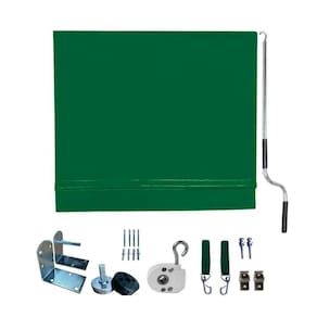 Toldo Cortina Verde - 3,90m X 3,20m - Kit Completo