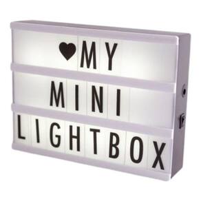 Luminaria Painel Letreiro Light Box A5 96 Letras/Números