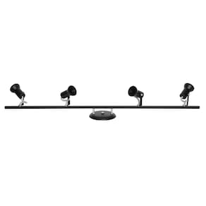 SPOT Sobrepor EM Aluminio GZ10 705 4 Trilho Preto