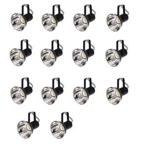 Kit 17 Spot Trilho Perfilado Eletro calha Par20 Bulbo OL5