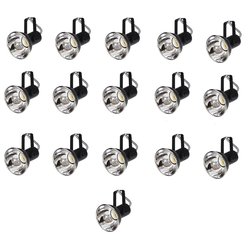 Kit 16 Spot Trilho Perfilado Eletro calha Par20 Bulbo OL5