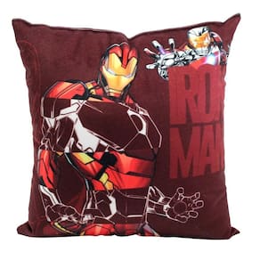 Almofada Veludo 25X25Cm Iron Man Produto Marvel Oficial