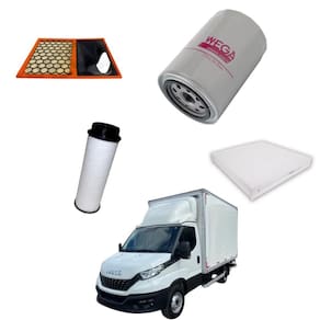 Kit Filtro Troca Óleo Iveco Daily 2020 A 2022 WKU460 Wega