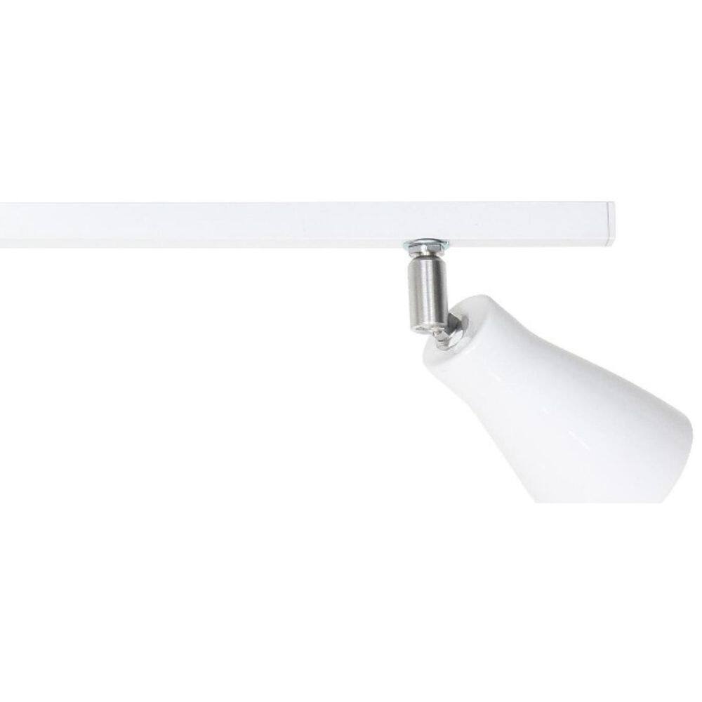 Spot Sobrepor Em alumínio E27 520 3 Trilho Branco