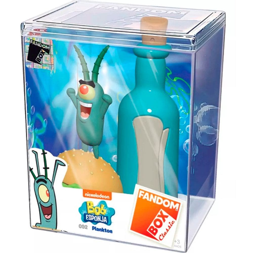 Fandom BOX Boneco Plankton BOB Esponja Colecionavel Lider