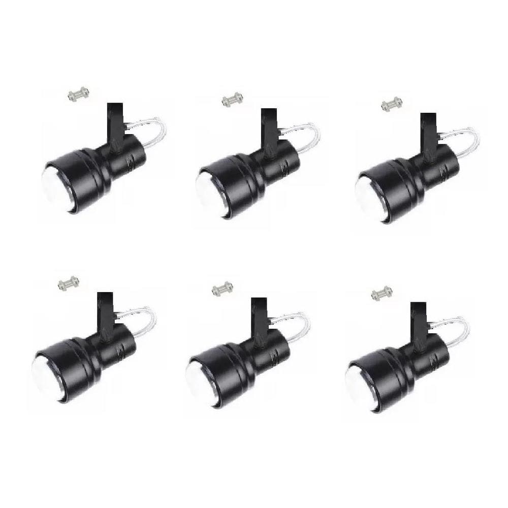 Kit 6 Spot Trilho Perfilado Eletro calha Par20 Bulbo OL4