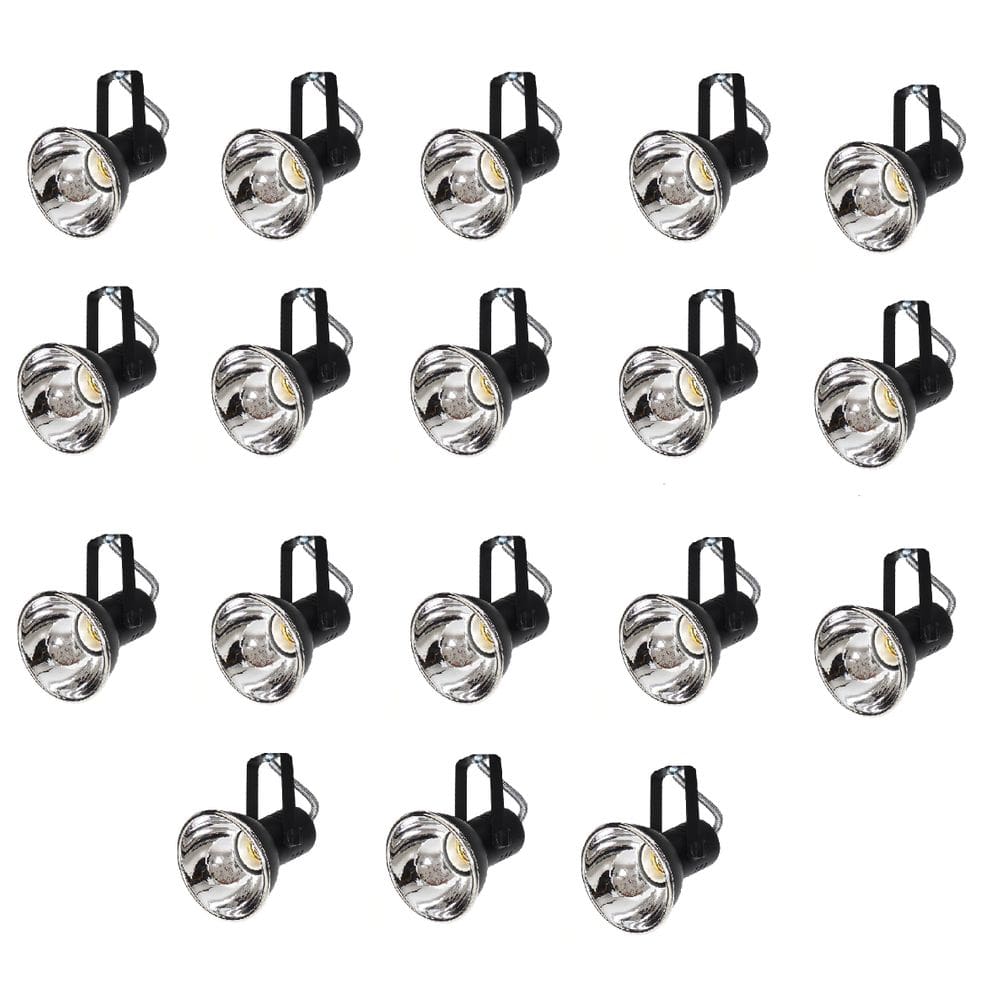 Kit 18 Spot Trilho Perfilado Eletro calha Par20 Bulbo OL5