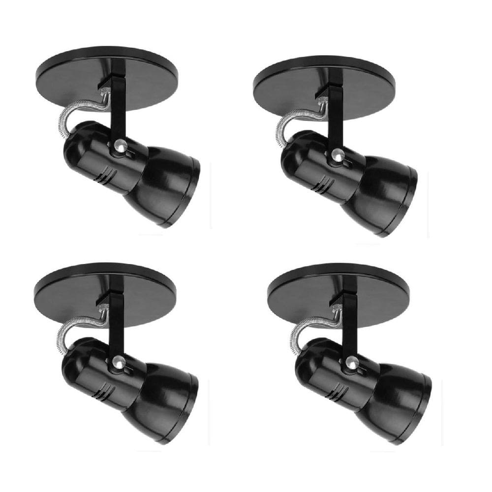 Kit 4x Spot Par20 Bulbo Led 527/1 Hiperlight Preto