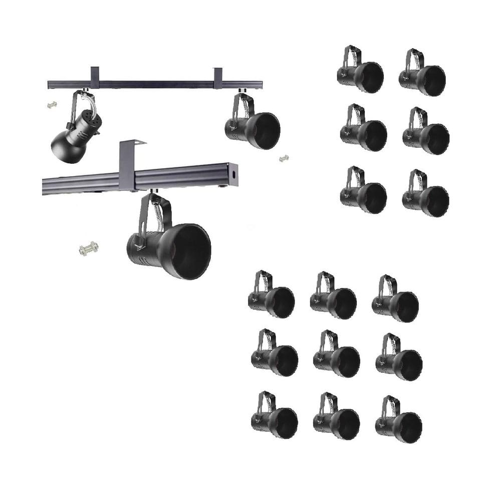Kit 15 Spot Trilho Perfilado Eletro calha Par20 Bulbo OL7