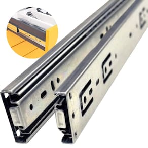 10 Pares Corrediça Trilho Telescópico Gaveta 35cm 30Kg