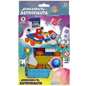 Blocos de Montar Brincando de Astronauta Monte Libano