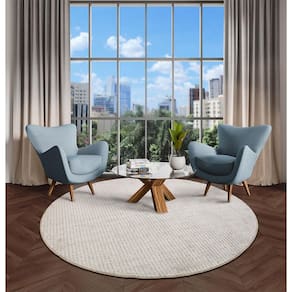 Tapete Para Sala Mariana Laguna 1,90xRed São Carlos