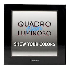 Luminária Quadro Lousa C/3 Canetas Giz Neon
