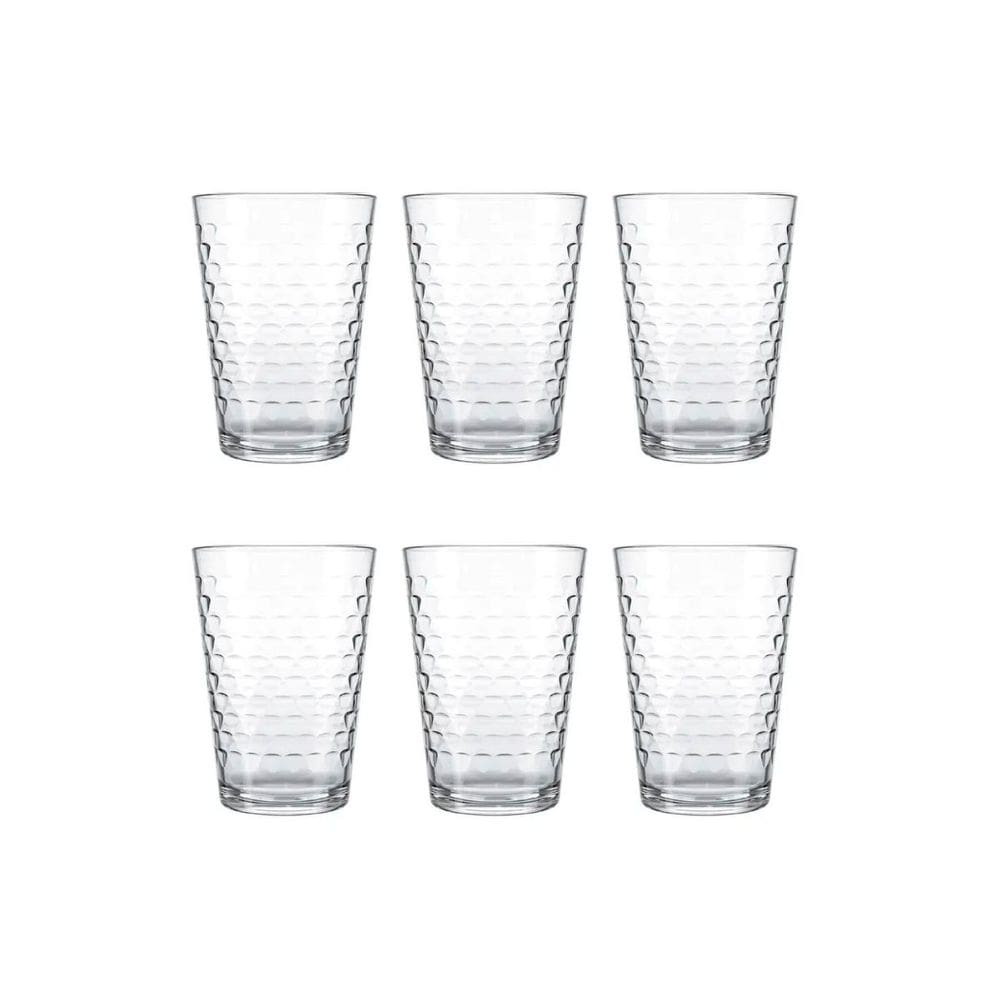 Jogo De Copo Batuque Multiuso Vidro Nadir 265ml - Kit 6 Unid