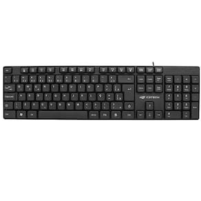Teclado USB Multmidia KB-M10BK Preto C3 TECH