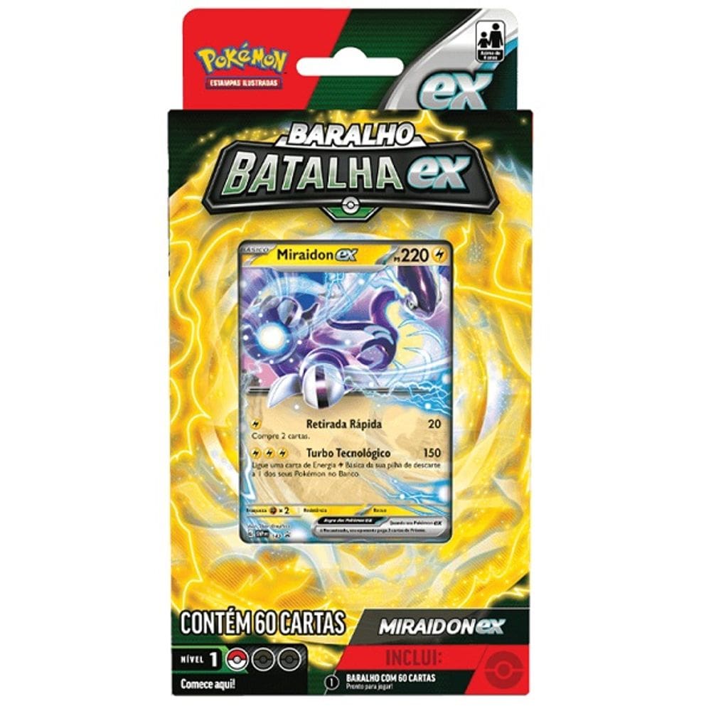 Deck de Batalha Pokemon TCG EX Miraidon Copag 34312