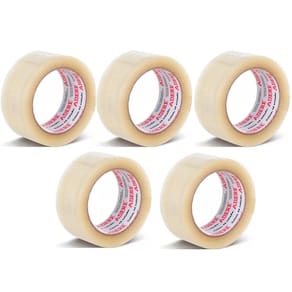 Kit 5 Fita Empacotamento Transparente Adere 710 48MM X 50M