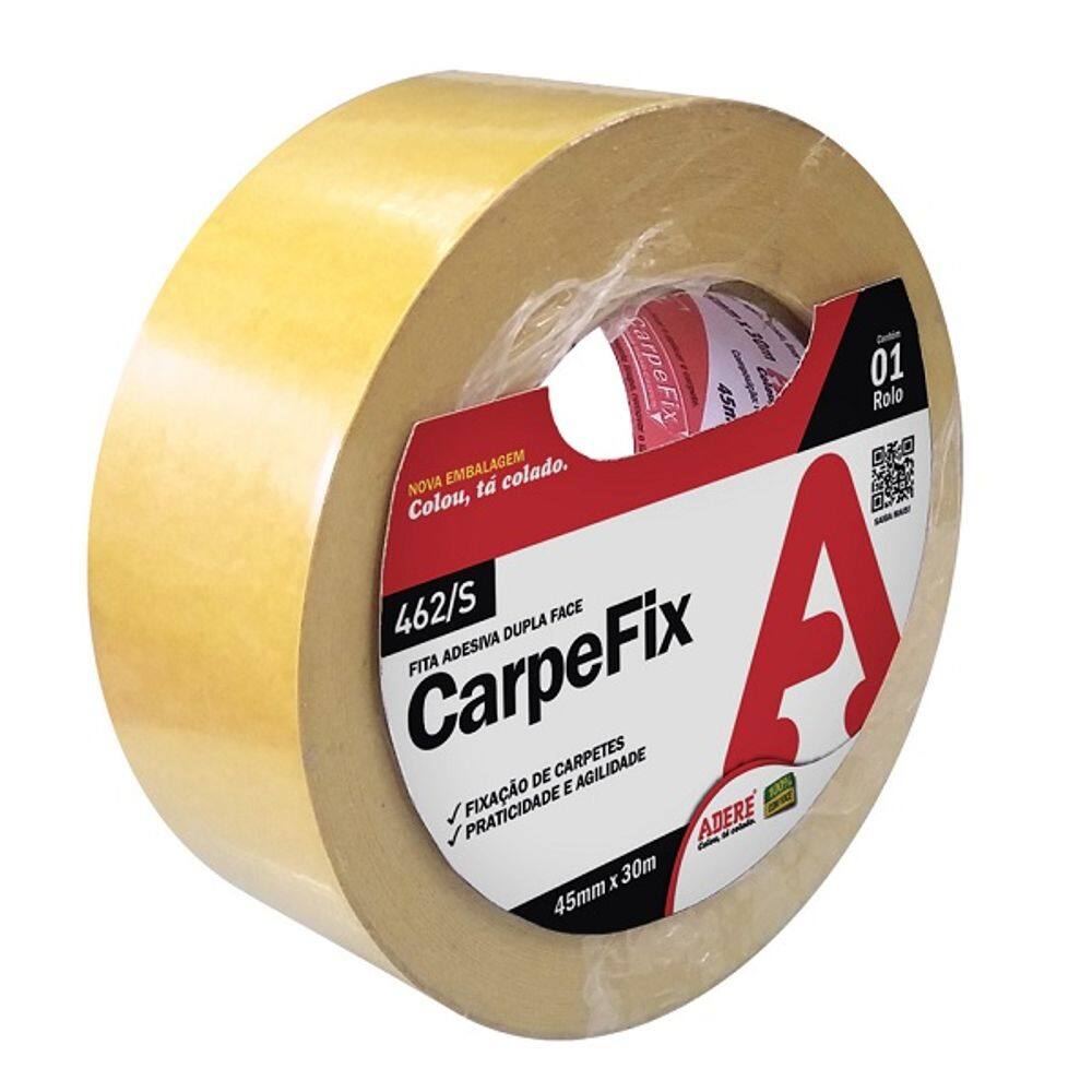 Fita Dupla Face Carpefix Carpete Tapete Adere 45MM X 30M