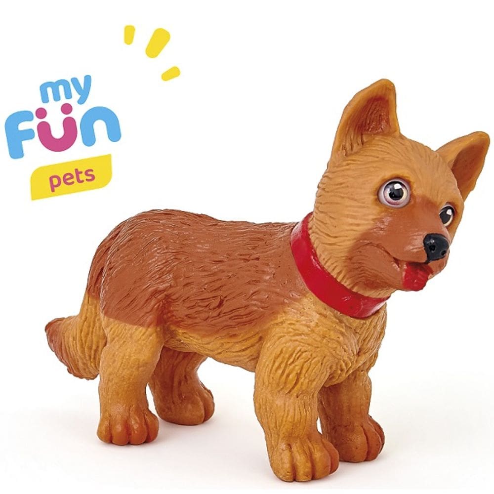 Boneco Coleção MY FUN PETS Cachorrinho Pastor Alemao Adijomar 350