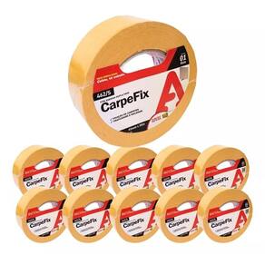Kit 10 Fita Dupla Face Carpefix para Carpete Adere 45MM X 30M