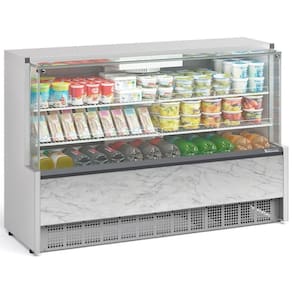 Vitrine Refrigerada Ar Forçado Aurora Gpfa175r Gelopar Aurora Refrigerada 1,73mt Branco 220v