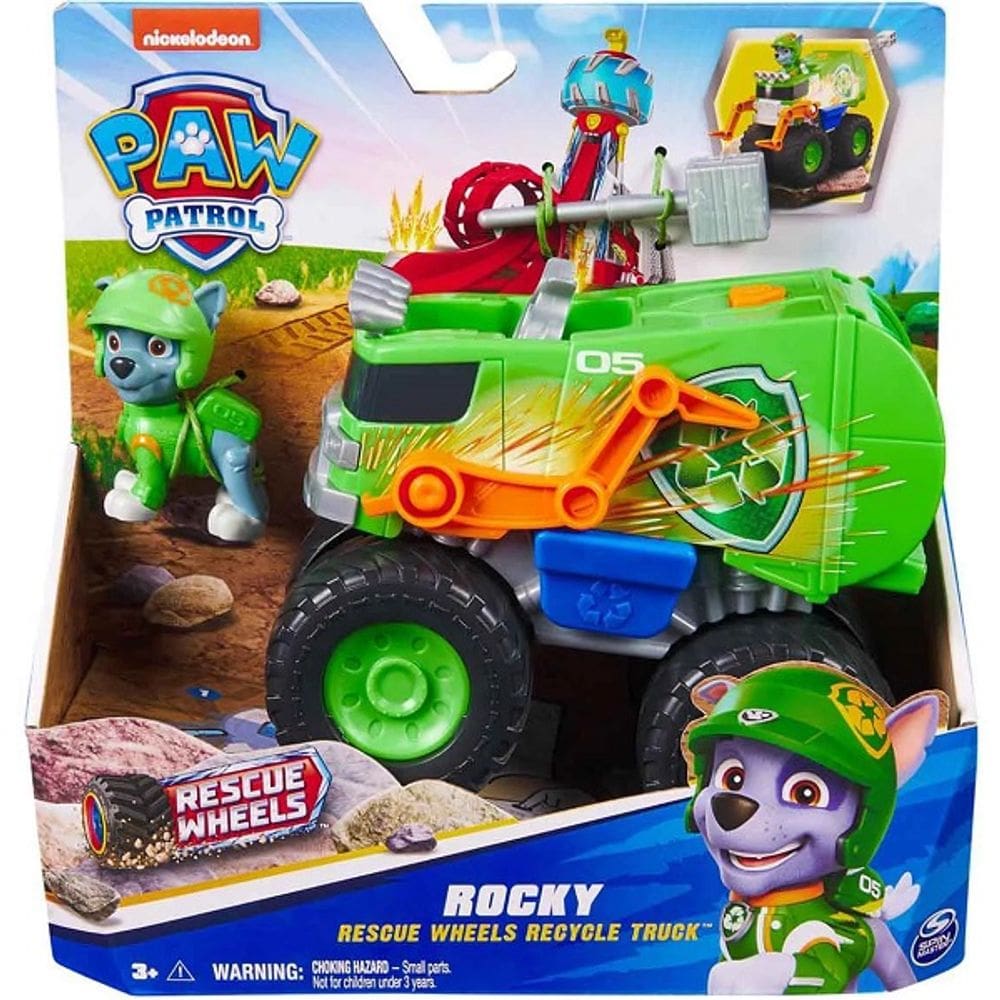 Veiculo Patrulha Canina Rescue Wheels com Boneco ROCKY SUNNY 3589