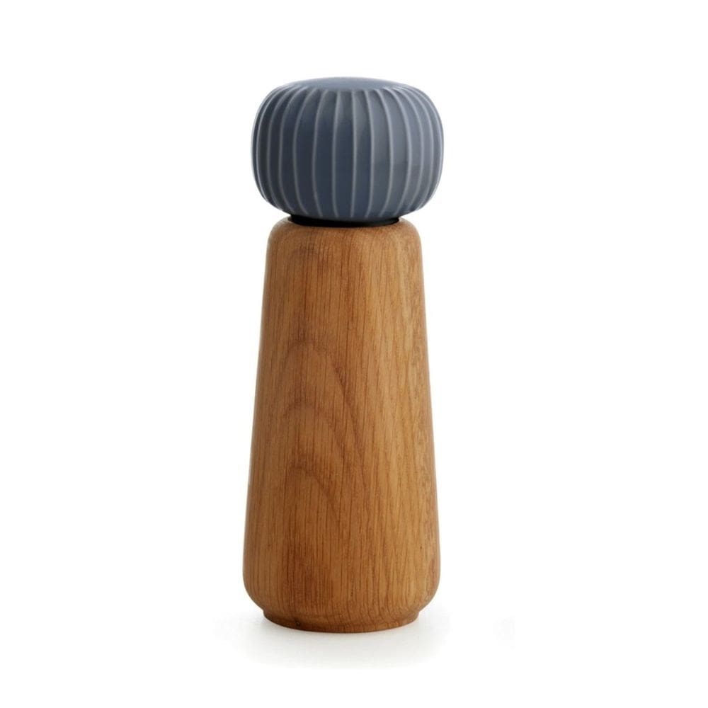 Moedor em Madeira Para Temperos, Pimentas, Sal Grosso 15cm