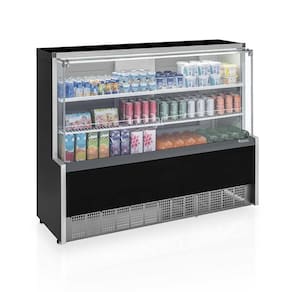 Balcão Refrigerado Gpsa175r Gelopar Aurora 1 Placa Fria 1,75mt Preto 110v