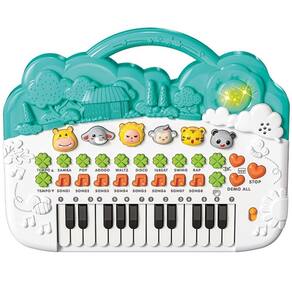 Brinquedo Educativo Musical Teclado Animais com Som e LUZ DM TOYS