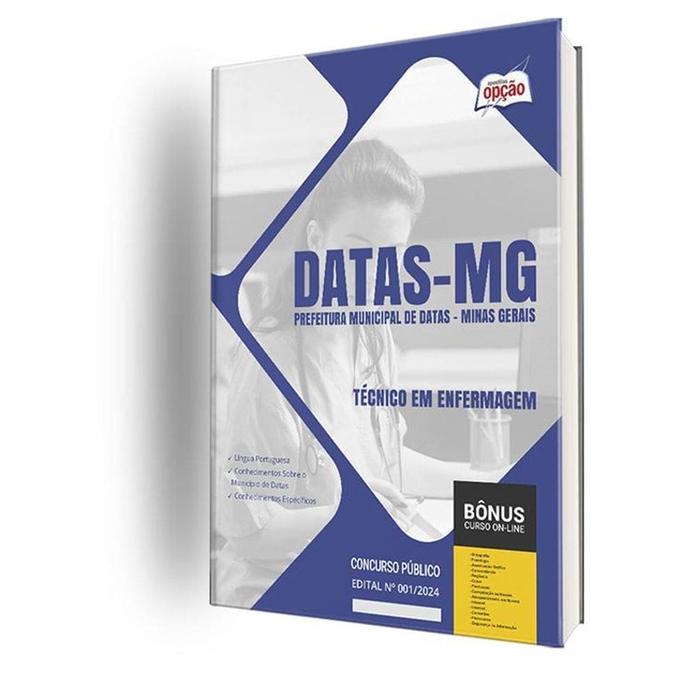 Apostila Prefeitura De Datas Mg 2024 - Técnico Em Enfermagem