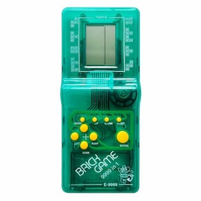Mini Game Portátil - Brick Game 9999 In 1 - Verde - DM Toys