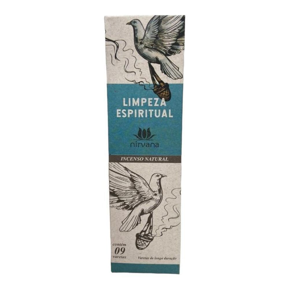 Incenso Nirvana Natural Bem Estar 9 Varetas- Escolha O Aroma