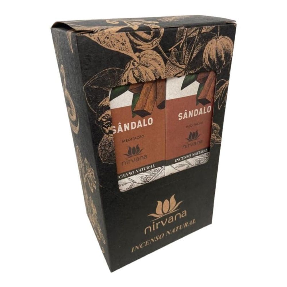 Incenso Natural Nirvana 12 Caixas Com 5Varetas-Escolha Aroma