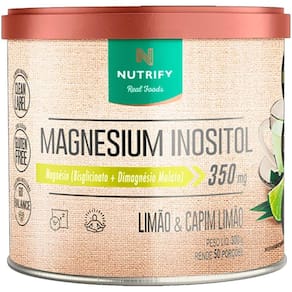 Magnésio Inositol Nutrify Magnesium Inositol 300G Limão