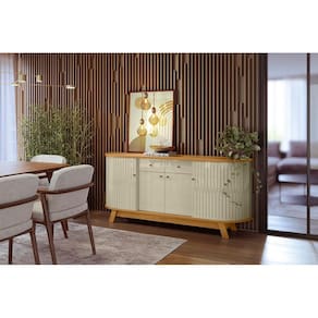 Aparador Buffet Mônaco Cumaru / Opala - Madetec