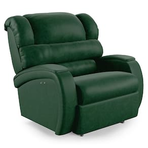 Poltrona do Papai Reclinável Napoli Power Touch Massagem PU Verde Musgo FH1 - D`Rossi