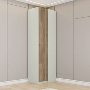Guarda Roupa Canto Reto 1 Porta Seletto Henn