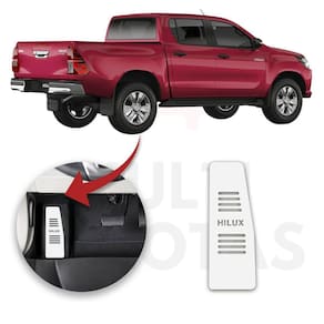 Descanso De Pé Toyota Hilux 16 A 21 Aço Escovado Prata