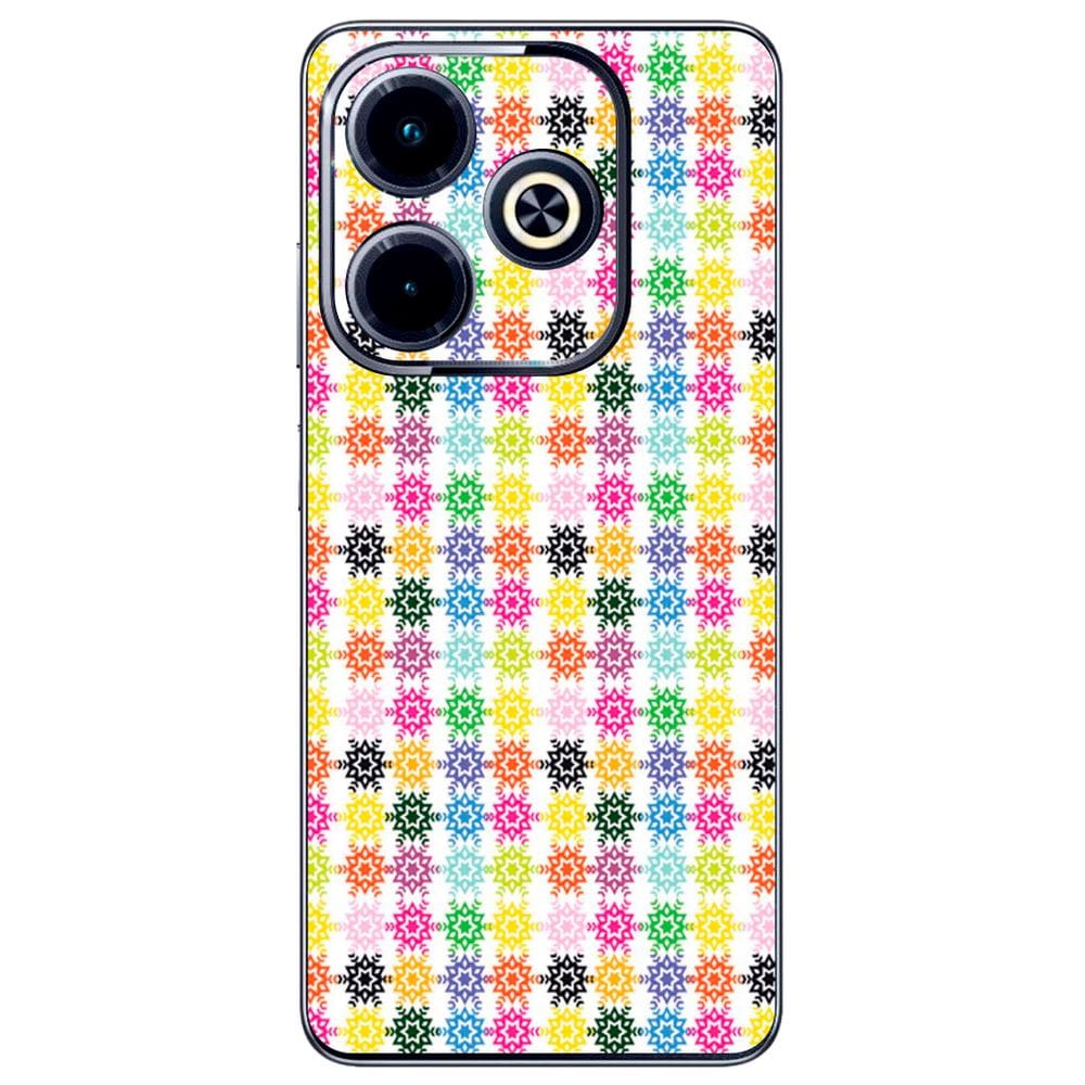 Capa Adesivo Skin191 Verso Para Infinix Hot 40i