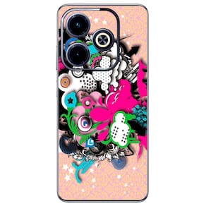 Capa Adesivo Skin104 Verso Para Infinix Hot 40i