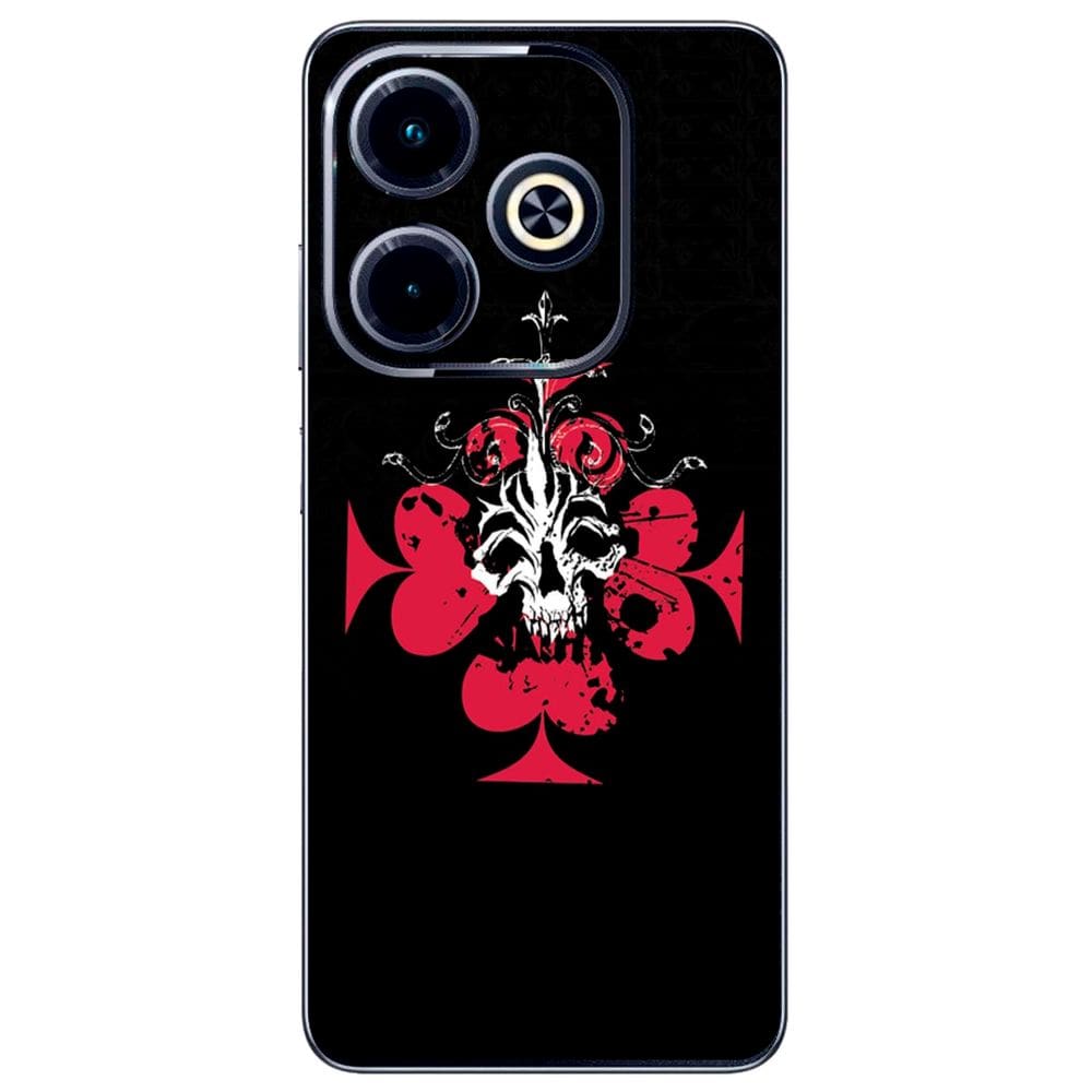 Capa Adesivo Skin008 Verso Para Infinix Hot 40i