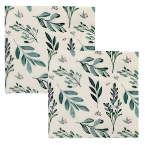 Kit 2 Pacotes Guardanapo Decorado Folhagens Folhas Duplas 33cm 40 Folhas - Tuut
