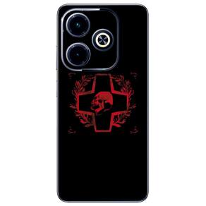 Capa Adesivo Skin023 Verso Para Infinix Hot 40i