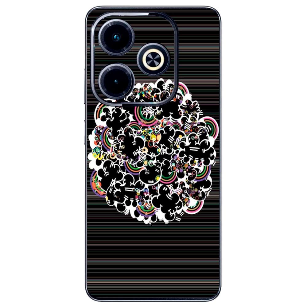 Capa Adesivo Skin110 Verso Para Infinix Hot 40i